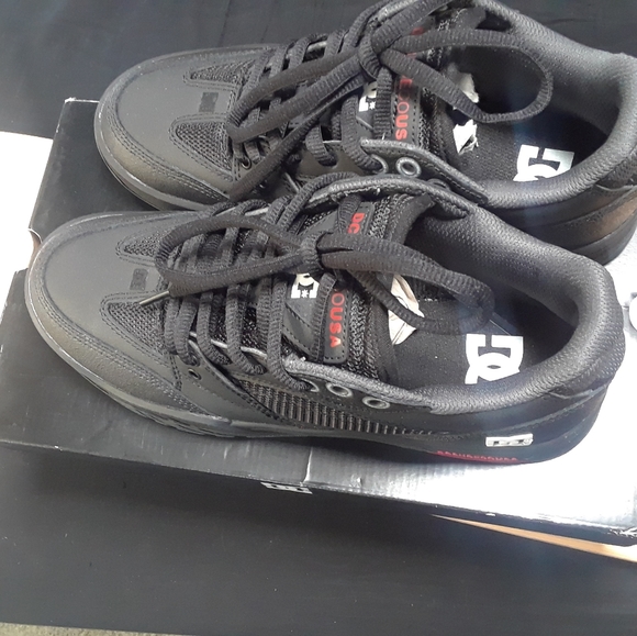 DC shoes maswell black/red size 8 - Picture 4 of 6